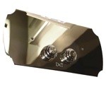 Devon&Devon Клавиша двойного смыва для, цвет: никель- фото