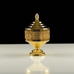 Баночка на ножке низкая H5xD12 см Migliore Luxor арт.26158