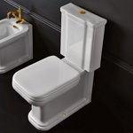 Унитаз моноблок Kerasan Waldorf  золото- фото3