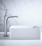 XOR Citterio E, Смеситель для раковины высокий, однорычажный,неперекрываемый сливной гарнитур- фото3