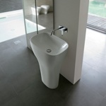 Раковина монолит 60x40 Globo Genesis GEM60.BI - фото