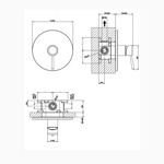 Gessi Goccia Встраиваемый однорычажный смеситель, цвет: черный- фото2