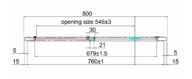 Дверь в нишу Burlington Pivot 800mm - фото5