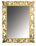 Зеркало прямоугольное Boheme, золото, 97х70 ППУ- фото