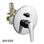 Palazzani 88 встроенный смеситель для ванны и душа в комплекте хром- фото