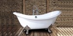 Ванна чугунная RECOR Antique 180x77 с хромированными ногами- фото