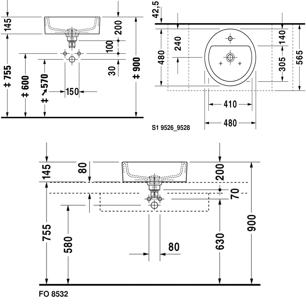 Duravit    480 ,  1   ,  ,  