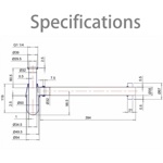 Сифон для раковины Burlington W14- фото2