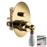 Palazzani Adams Color встроенный смеситель для ванны хром/сваровски- фото