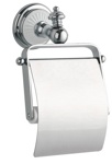 Держатель для туалетной бумаги с крышкой Boheme Vogue Bianco арт.10131