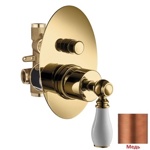 Palazzani Adams Color встроенный смеситель для ванны медь- фото