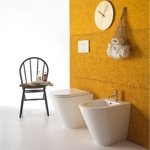 Биде напольное 36x52 Globo Forty3 FO010.BI- фото