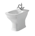 Artceram CIVITAS Биде напольное 36х54 см, с 1 отв под смес, цвет белый (крепится на силикон)- фото