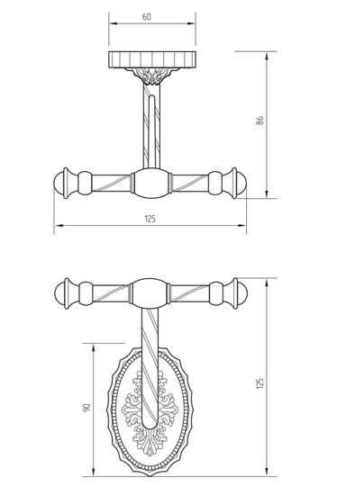 Крючок Migliore Edera- фото4