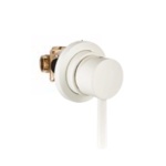 Palazzani Digit Color встроенный смеситель для душа белый/черный мат/- фото