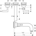 Смеситель для раковины Axor Citterio   - фото3