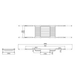 Полка-решётка на ванну раздвижная, НИКЕЛЬ ARCA27 NKL Arcade - фото5