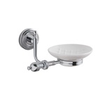 Мыльница на держателе настенная «ROYAL» 6601 c/c