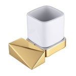 Boheme Стакан для зуб.щеток NEW VENTURO, золото- фото