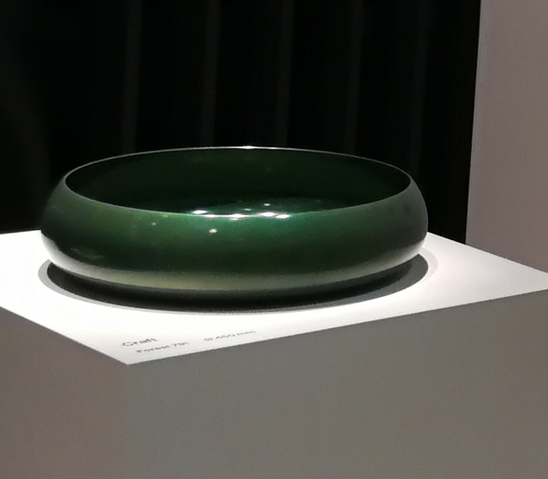 BETTECraft Раковина-чаша на столешницу круглая , 45х45х12 cм, без отв. под смеситель и перелива, цвет forest- фото3