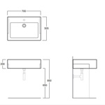 Раковина полувстроенная Simas Frozen FZ15- фото2