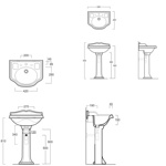 Раковина Simas Aracde 59см - фото2
