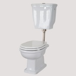 TW Bristol Унитаз приставной с низким бачком золото- фото2