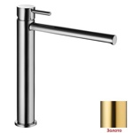 Palazzani Digit высокий смеситель для раковины, золото- фото