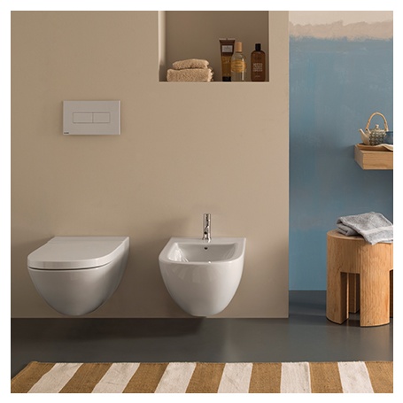 Биде подвесное 58x37 Globo Stockholm LAS09.BI- фото