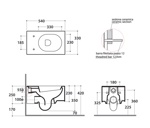 Унитаз подвесной 33x54 Globo Classic SCS02.BI - фото2
