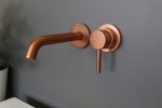 Palazzani Digit встроенный смеситель на раковину, излив 229 мм, медь- фото4