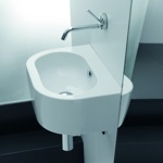 Раковина Kerasan Flo 50х32 без отверстия под смеситель- фото