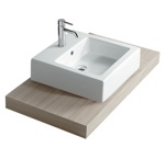 Раковина подвесная/накладная Galassia Plus 6022- фото