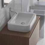 Раковина накладная 60x40 Globo Stone SS060.BI- фото