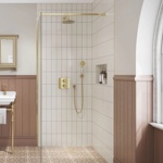 Душевая система Burlington Guild с встроенным термостатом, GOLD- фото6