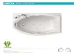 Акриловая ванна Aquatika Аврора 175x80x74h- фото2
