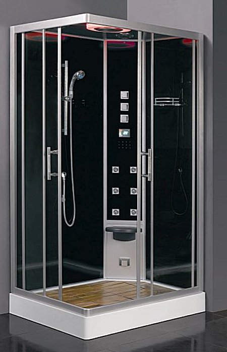 Гидромассажная кабина  EAGO DZ954 F8 1000*800*2360мм правая+ ТЕРМОСТАТ