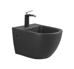 Биде подвесное Boheme Bianca чёрный матовый- фото