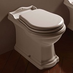 Унитаз напольный Kerasan Retro 1016 приставной слив в стену- фото