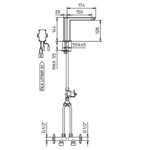 Palazzani Mis, электронный смеситель для раковины, 6V, хром- фото2