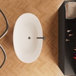 Ванна Frank F6139 White отдельностоящая.- фото2