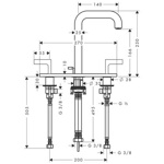Смеситель для раковины Axor Citterio   - фото2