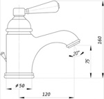 Смеситель для раковины Migliore Ermitage ML.ERM-7013.BI.BR/Бронзовый- фото2