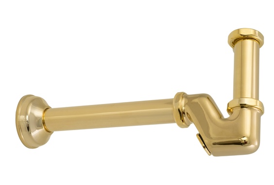 CИФОН ДЛЯ РАКОВИНЫ ML.RIC-10.100 золото- фото2