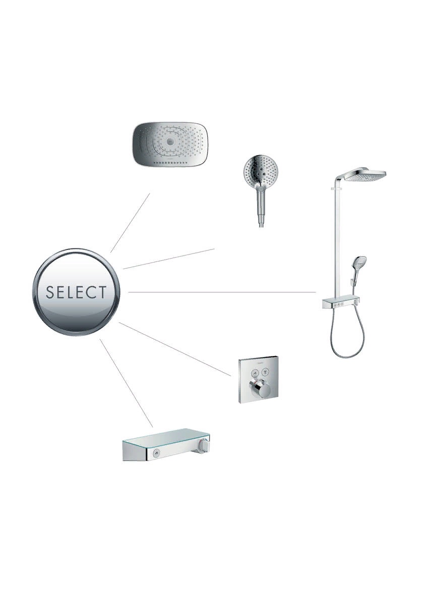 Hansgrohe ShowerSelect   , 2 , :  