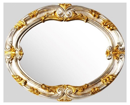 Tiffany World Зеркало 337 106x86h см серебро/золото