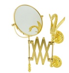 Зеркало оптическое пантограф D18 см. (3Х) настенное Migliore Luxor арт.26130- фото