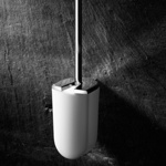 KEUCO ELEGANCE Ерш настенный с металлической крышкой цвет хром (10х10х40h)- фото3