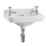 Гардеробная раковина Burlington Edwardian B8 L/R на 1 отверстие справа или слева- фото
