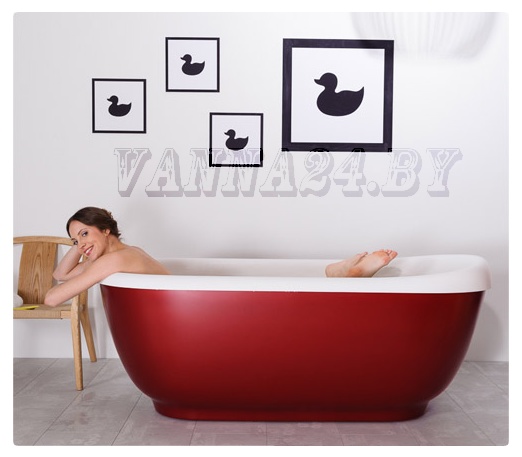 Ванна каменная Balteco Vero 1670x740 (цветная панель)